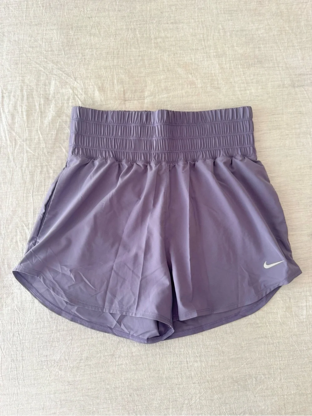Nike Women’s Dusty Mauve Lavender High Waist Athletic Shorts